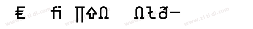 OCR F Pro Bold字体转换